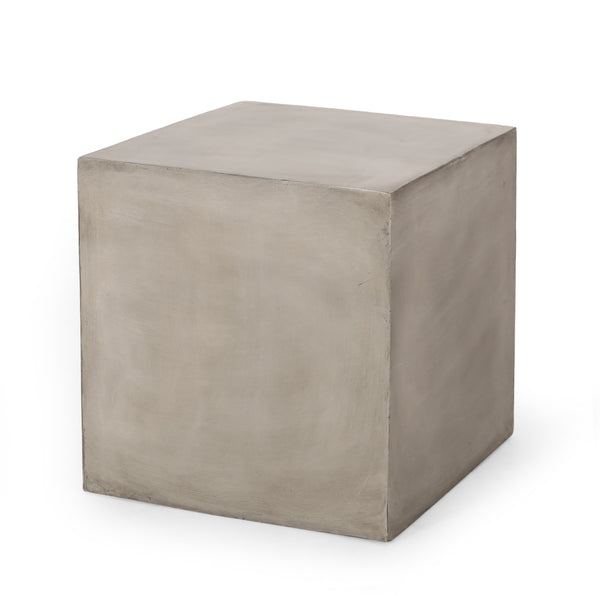 gdf studio Kambreigh Outdoor Lightweight Concrete Side Table