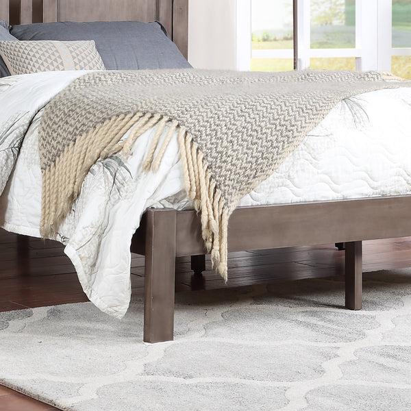 Gdf Studio Kashtyn Modern Farmhouse Acacia Wood Queen Bed Platform