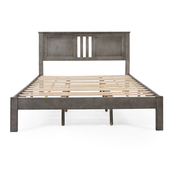 gdf studio Kashtyn Modern Farmhouse Acacia Wood Queen Bed Platform