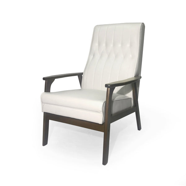 Gdf Studio Katharine Mid-Century Faux Leather Modern Accent Chair