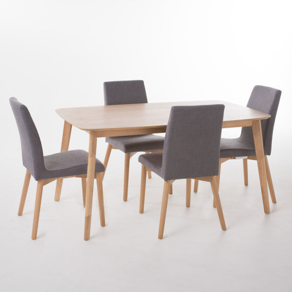 gdf studio Katherine Mid-Century Modern 5 Piece Dining Set
