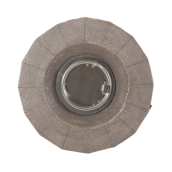 Gdf Studio Kaur Outdoor Lightweight Concrete Circular Fire Pit