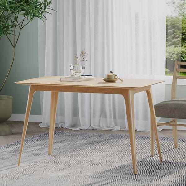 Gdf Studio Keiko Mid Century Modern Wood Dining Table