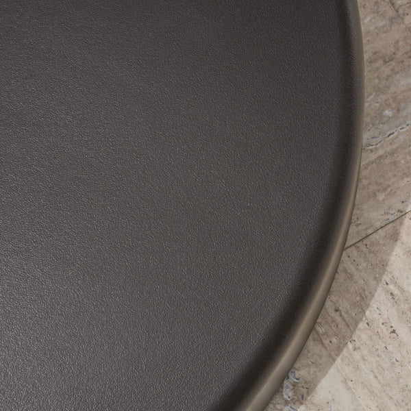 Gdf Studio Kelly Outdoor 132lb Concrete Circular Umbrella Base With Stainless Steel Collar