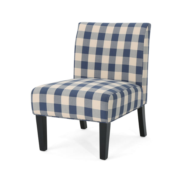 Gdf Studio Kendal Contemporary Fabric Slipper Accent Chair