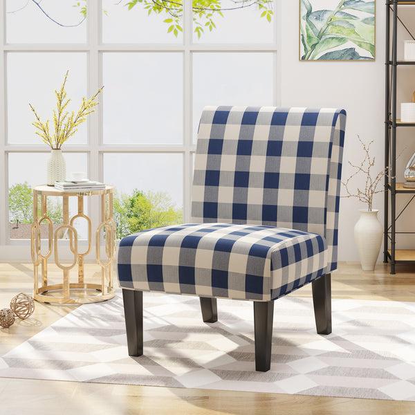 Gdf Studio Kendal Contemporary Fabric Slipper Accent Chair