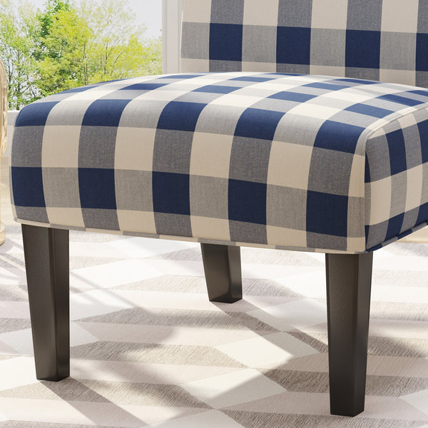 Gdf Studio Kendal Contemporary Fabric Slipper Accent Chair