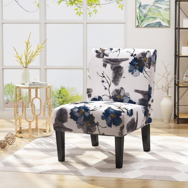Gdf Studio Kendal Contemporary Fabric Slipper Accent Chair