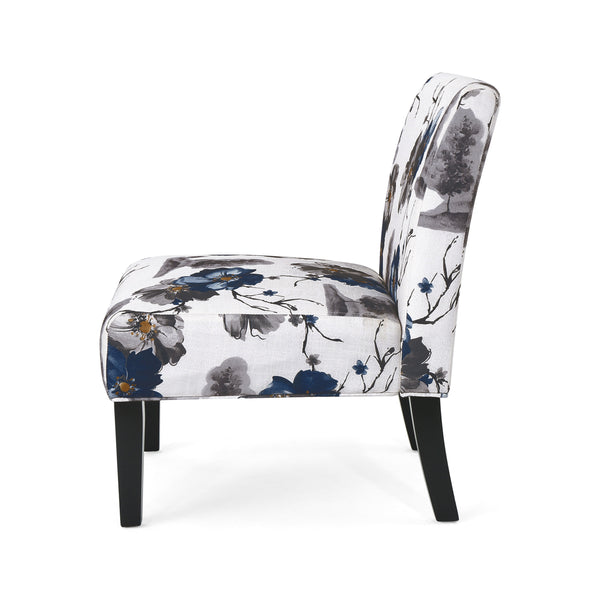 Gdf Studio Kendal Contemporary Fabric Slipper Accent Chair