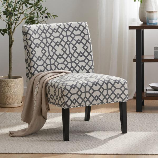 Gdf Studio Kendal Contemporary Fabric Slipper Accent Chair