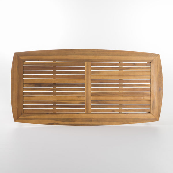 Gdf Studio Kendal Outdoor 6 Seater Wicker Dining Set