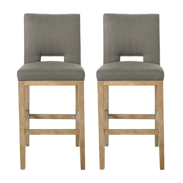 gdf studio Kiara Contemporary Fabric Upholstered 31 Inch Barstools (Set of 2)