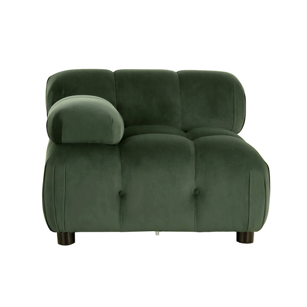 Gdf Studio Kildare Velvet 3 Seater Modular Tufted Sofa