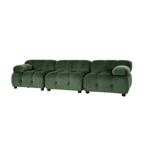 gdf studio Kildare Velvet 3 Seater Modular Tufted Sofa