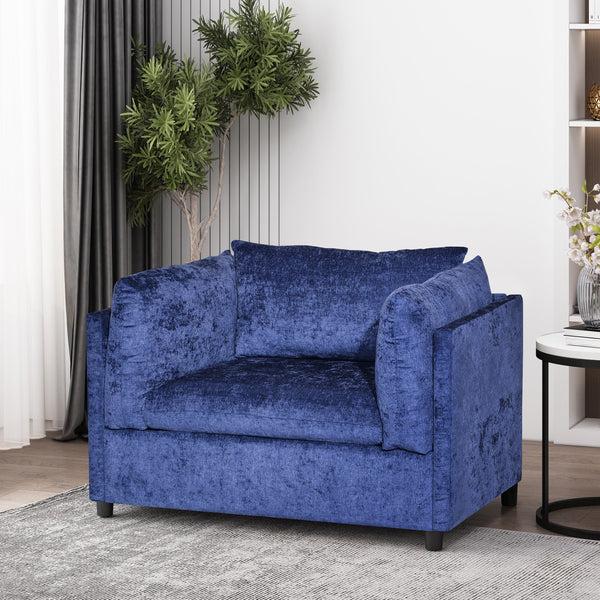 gdf studio Kokesh Contemporary Fabric Pillow Club Chair
