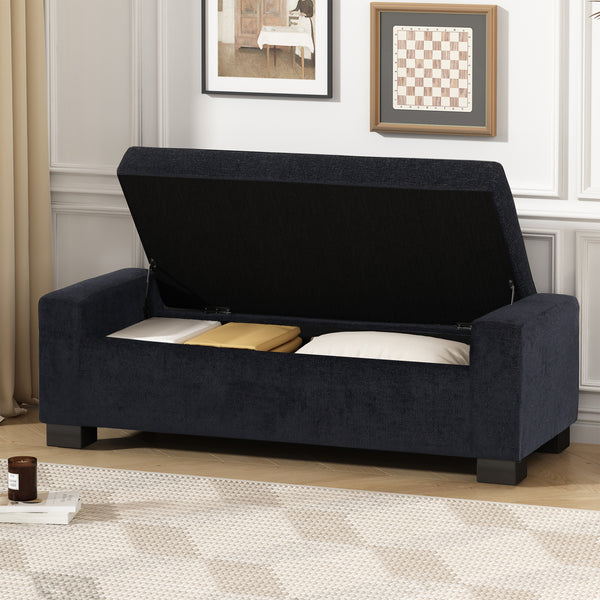 Gdf Studio Korvallis Korvallis Indoor Fabric Storage Ottoman Single