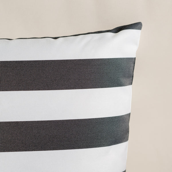 Gdf Studio La Jolla Outdoor Striped Water Resistant Square Throw Pillows - Set Of 4