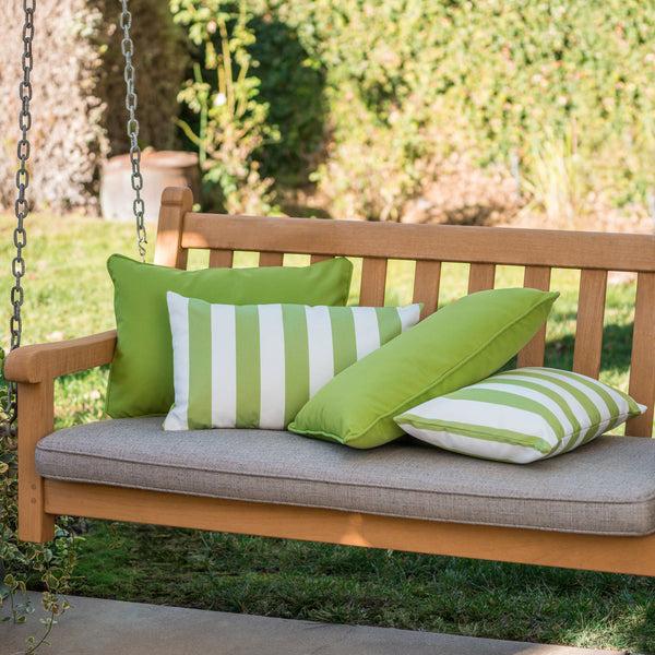 Gdf Studio La Jolla Outdoor Water Resistant Rectangular Throw Pillows - Set Of 4