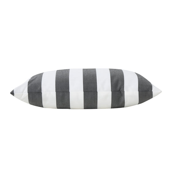 Gdf Studio La Mesa Indoor Striped Water Resistant Rectangular Throw Pillow