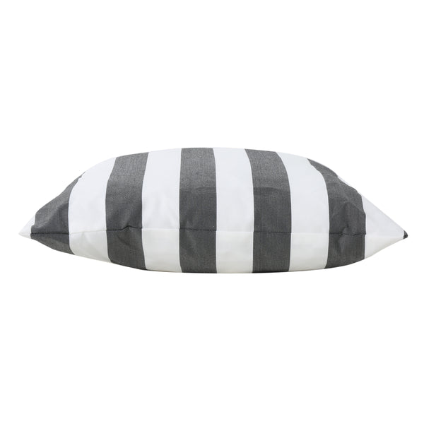 Gdf Studio La Mesa Indoor Striped Water Resistant Square Throw Pillow