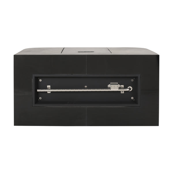 Gdf Studio Laini Outdoor Modern 40-Inch Rectangular Fire Pit