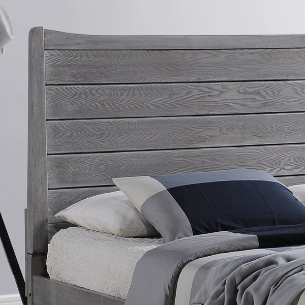 Gdf Studio Lakshana Rustic Wooden Queen Platform Bed