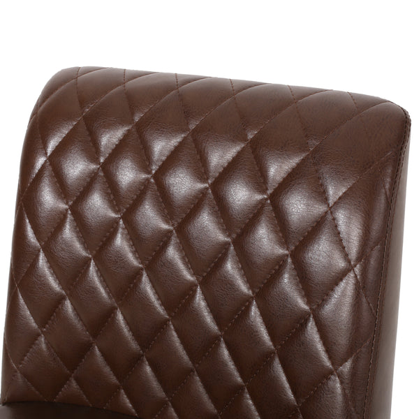 Gdf Studio Lansing Contemporary Diamond Stitch Counter Stools Set Of 2