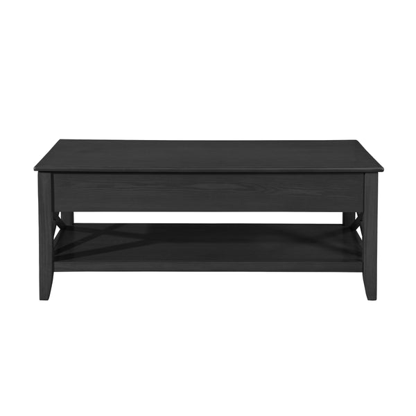 gdf studio Laurel Luke Farmhouse Faux Wood Lift Top Coffee Table