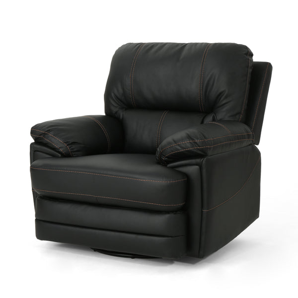 gdf studio Laurent Bubba Leather Swivel Power Recliner