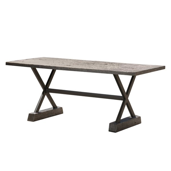 gdf studio Lavelle Outdoor Lightweight Concrete Dining Table