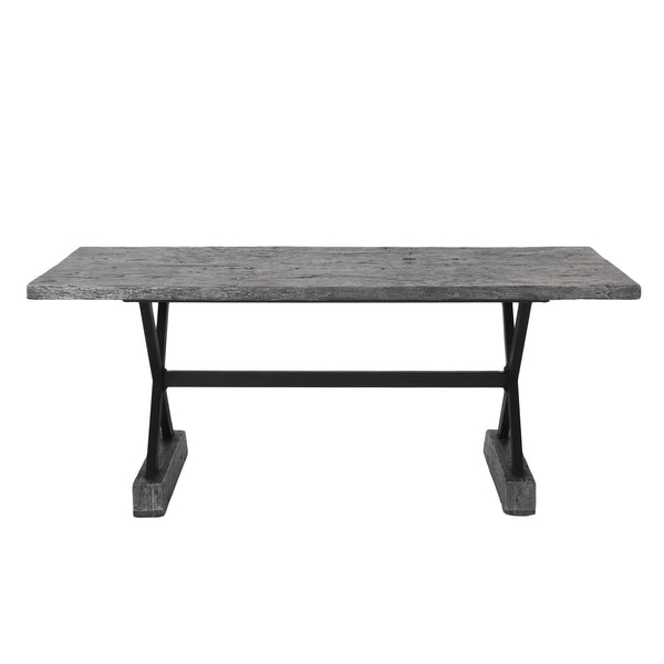 gdf studio Lavelle Outdoor Lightweight Concrete Dining Table