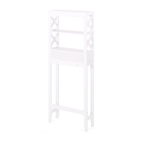 Gdf Studio Lewis Modern Over-the-Toilet Storage Rack With Drawers