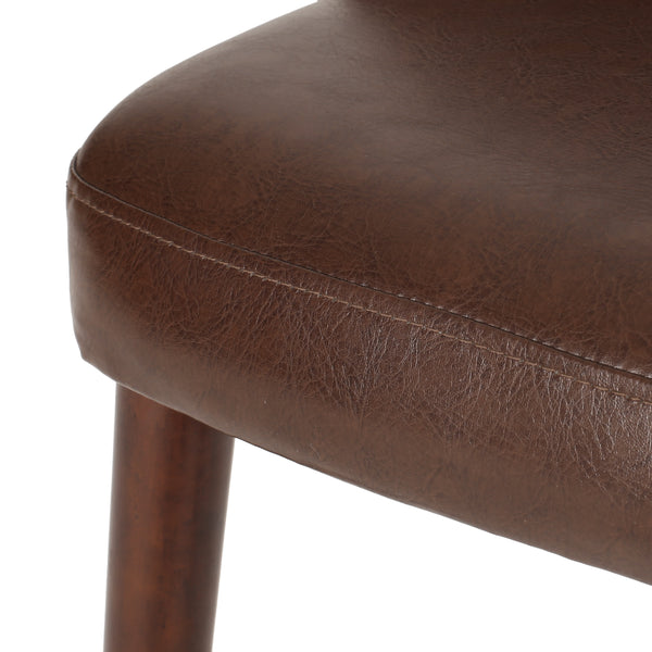 Gdf Studio Lewiston Contemporary Channel Stitch Dining Chairs Set Of 2