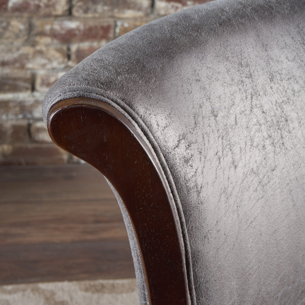 Gdf Studio Lexia Classic Microfiber Dining Chair (Set Of 2)