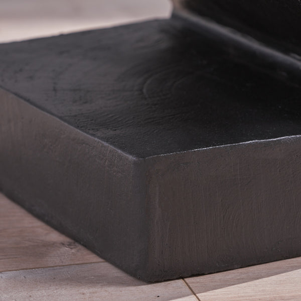 Gdf Studio Ligia Modern Z-Shaped Lightweight Concrete Accent Side Table