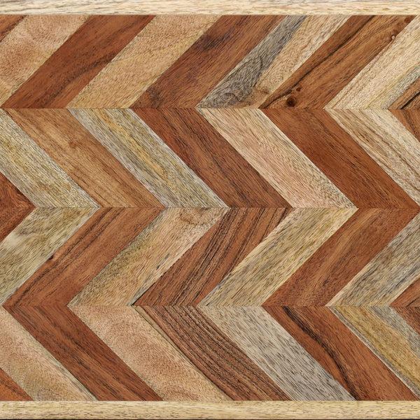 Gdf Studio Liorad Mango Rustic Boho Wood Dining Bench
