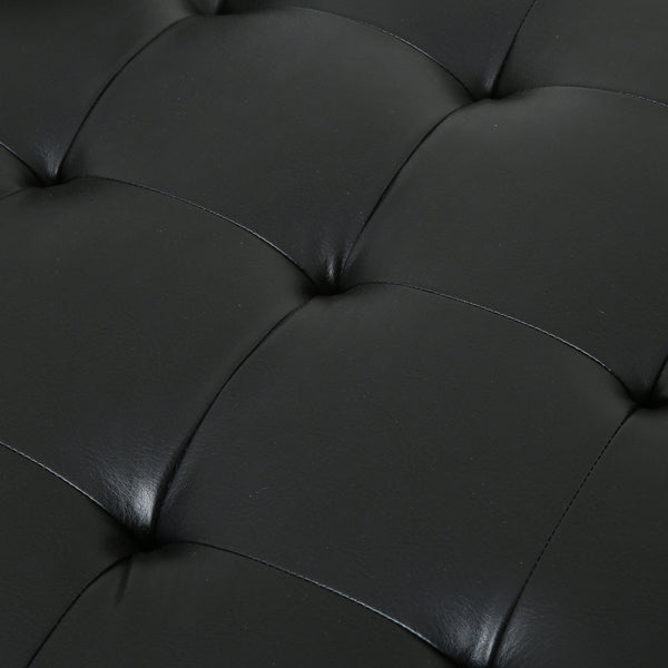 Gdf Studio Lockbourne Contemporary Tufted Upholstered Chaise Sectional