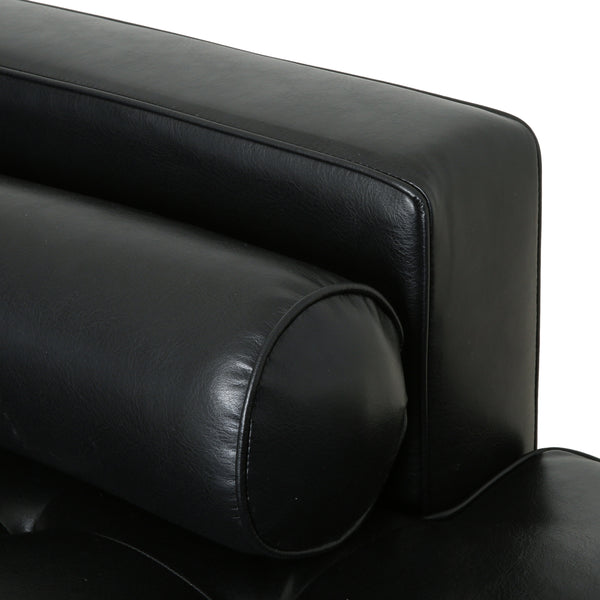 Gdf Studio Lockbourne Contemporary Tufted Upholstered Chaise Sectional