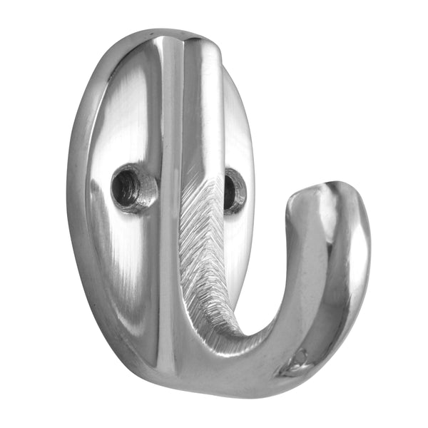 Gdf Studio Loris Modern Handcrafted Oval Aluminum Wall Mirror Silver