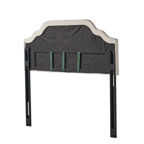 Gdf Studio Luella Fabric Tufted Queen/Full Headboard