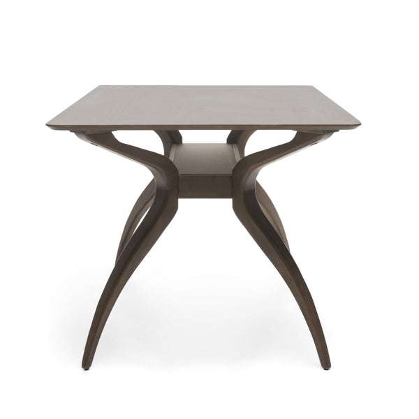 Gdf Studio Mabel Mid Century Modern Wood Dining Table