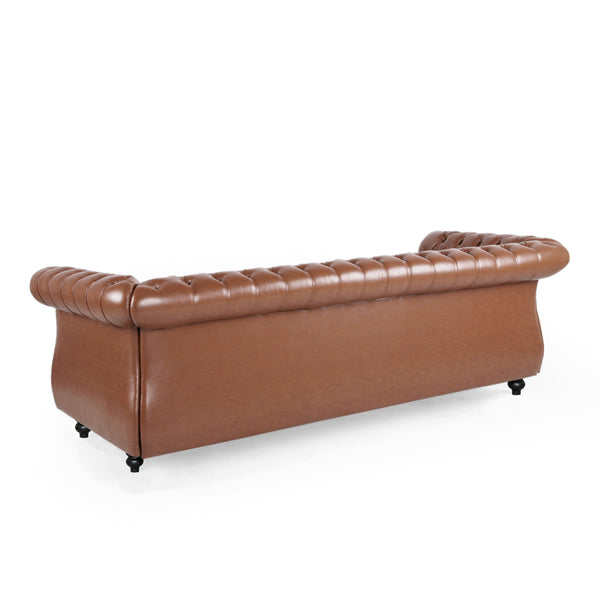 Gdf Studio Madelena Traditional Chesterfield 3 Piece Living Room Set