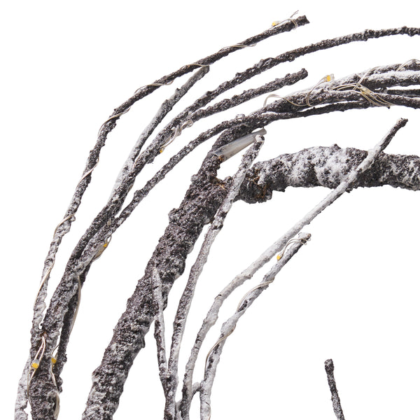 Gdf Studio Madely 18-foot Pre-Lit Warm White LED Artificial Christmas Garland