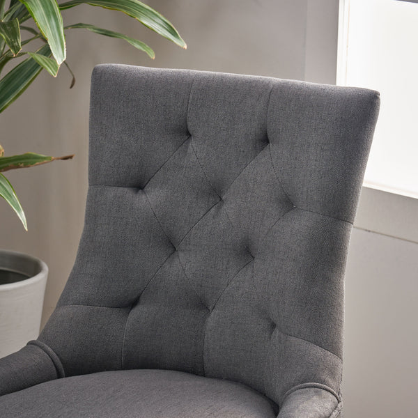 Gdf Studio Maggie Contemporary Tufted Dining Chairs Set Of 2