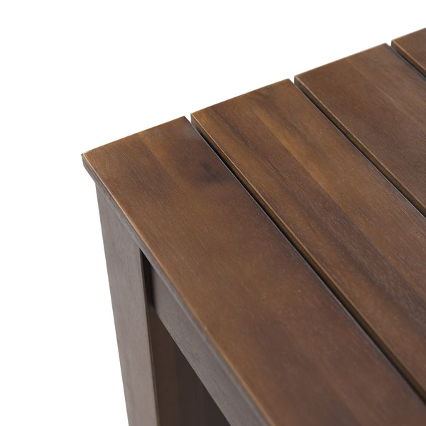 Gdf Studio Malaysha Outdoor Rustic Acacia Wood Dining Table