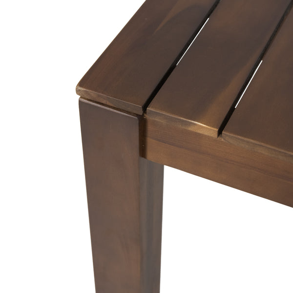 Gdf Studio Malaysha Outdoor Rustic Acacia Wood Dining Table
