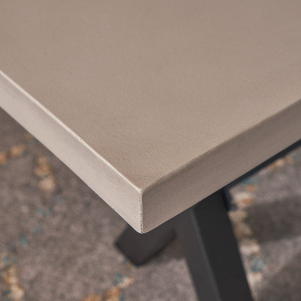 Gdf Studio Malle Indoor Light Grey Finished MGO Dining Bench