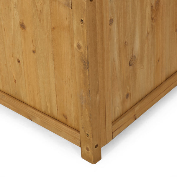 Gdf Studio Mallett Traditional Square Firwood Planter Box With Trellis