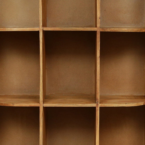 Gdf Studio Malquin Handmade Acacia Wood And Cane 3 Shelf Bookcase Natural