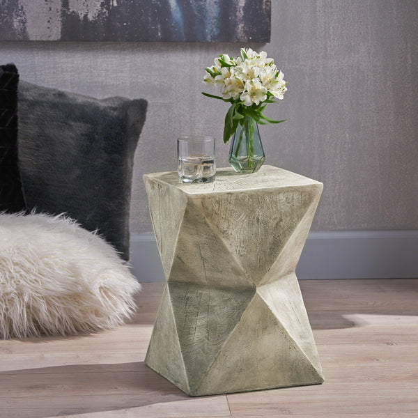 Gdf Studio Manuel Indoor Lightweight Concrete Accent Table